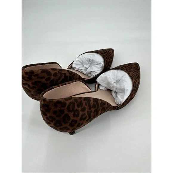 Bandolino Leopard Print Grenow Pointed Toe Dress Heels Womans Size 9.5 - Picture 4 of 9